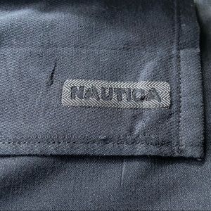 Nautica Black Long Sleeve Dress Shirt